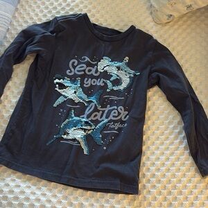 Shark Sequin Shirt